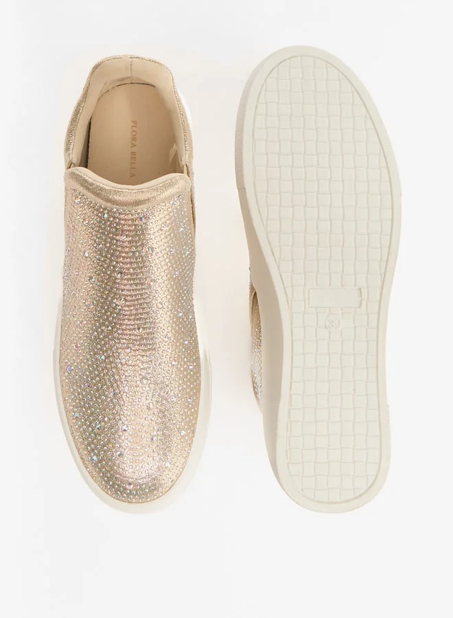 فلورا بيلا من شو إكسبرس Women's Embellished Slip-On Casual Shoes Sneakers Ramadan Collection