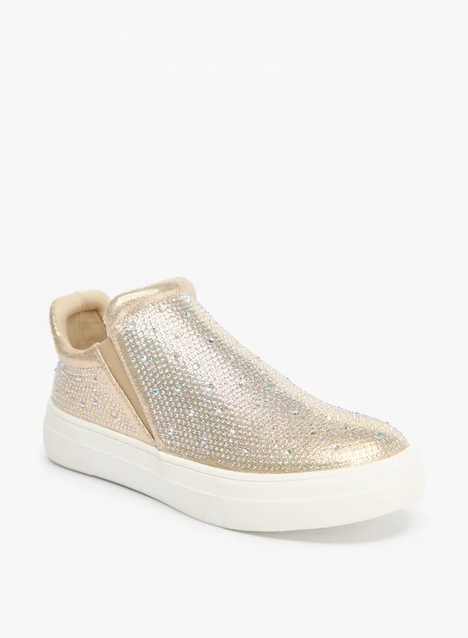 فلورا بيلا من شو إكسبرس Women's Embellished Slip-On Casual Shoes Sneakers Ramadan Collection