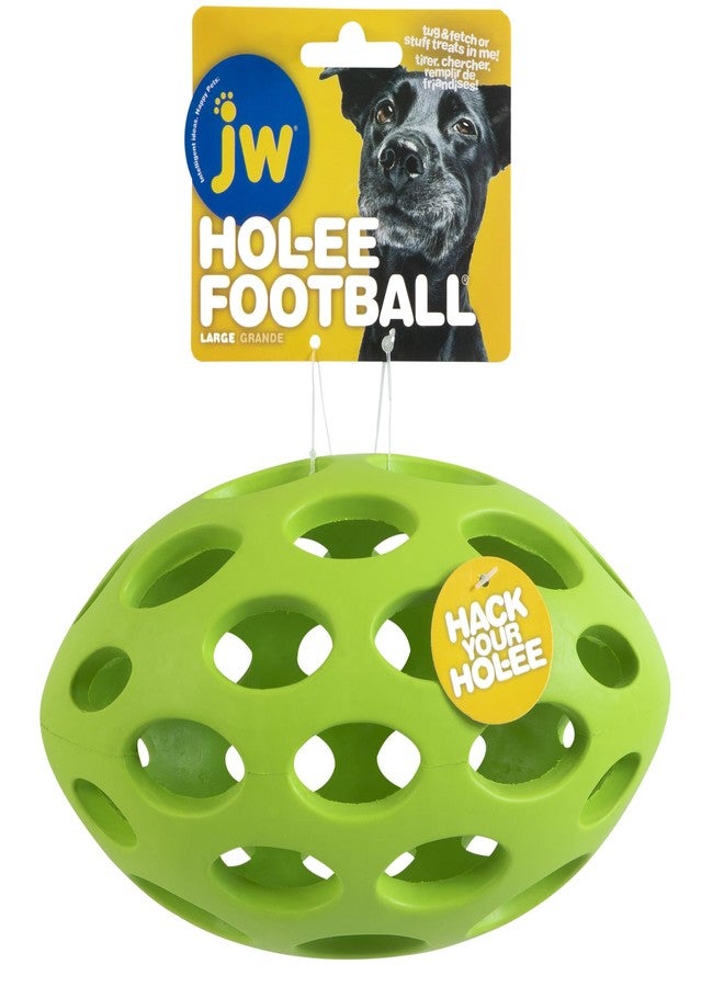 JW Pet HOL-ee Football Size 8 Rubber Dog Toy, Large - Image 3