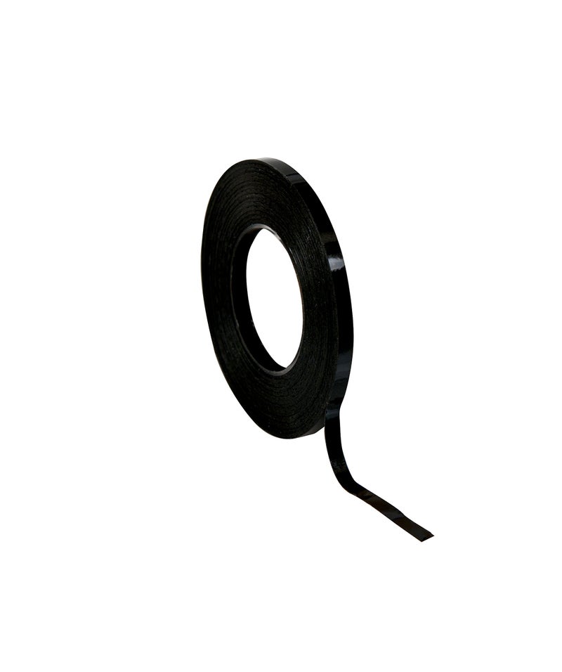 Chartpak Graphic Chart Tapes, 1" Core, 0.13" X 27 Ft, Gloss Black - Image 1