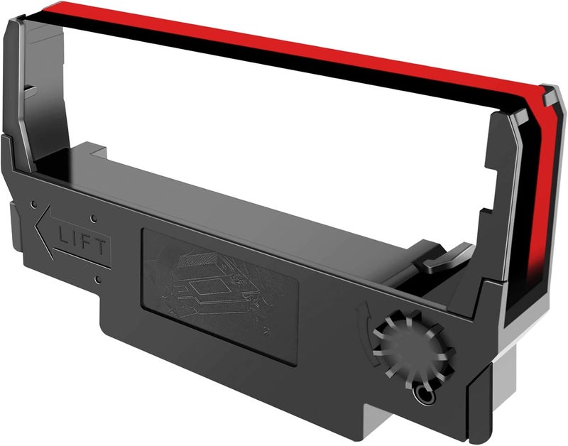 LxTek 30 عبوة بديل شريط ERC30 متوافق مع ERC-30، ERC 30 34 38 B/R مستخدم مع طابعة Epson ERC30 ERC34 ERC38 NK506 (أسود وأحمر) - Image 5