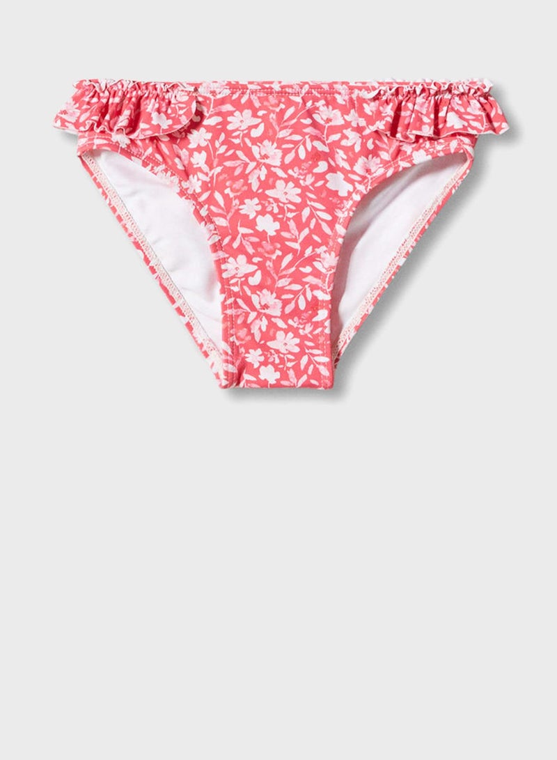 MANGO Kids Floral Print Bikini - Image 1