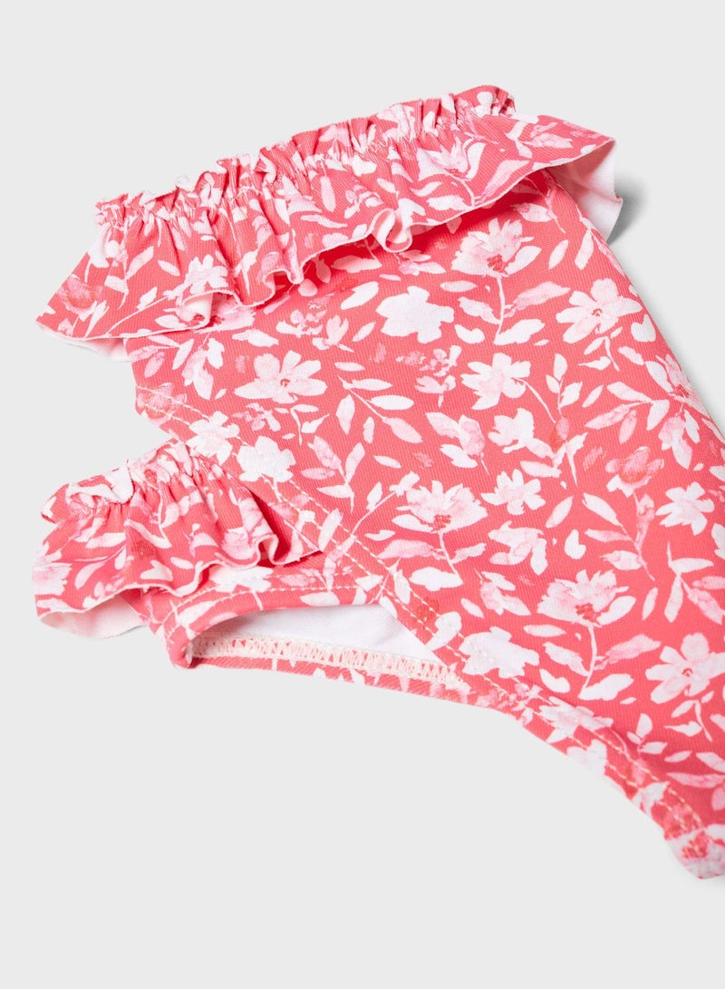 MANGO Kids Floral Print Bikini - Image 3