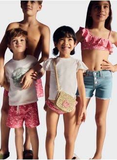 MANGO Kids Floral Print Bikini  - Image 5