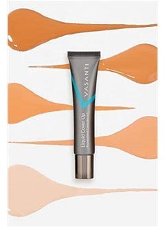 Vasanti Cosmetics VASANTI Oil-Free Foundation & Concealer in 1 - Liquid Cover-Up (V3) - Full Matte Coverage Long Lasting Paraben-Free Vegan Friendly Makeup  - Image 4