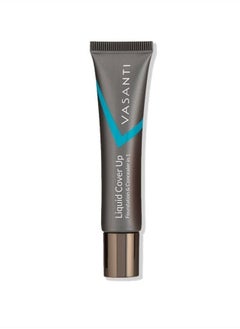Vasanti Cosmetics VASANTI Oil-Free Foundation & Concealer in 1 - Liquid Cover-Up (V3) - Full Matte Coverage Long Lasting Paraben-Free Vegan Friendly Makeup  - Image 1