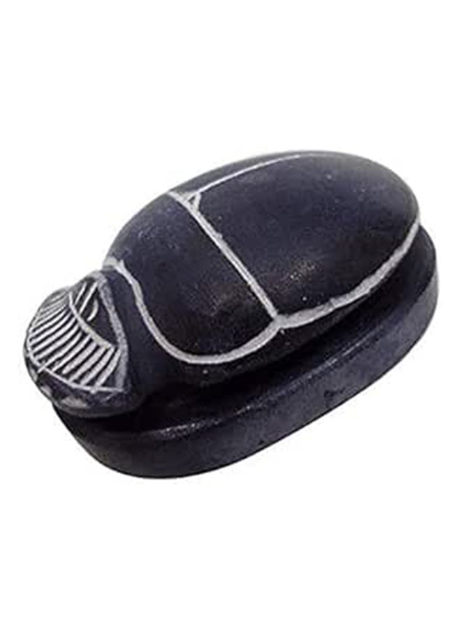 Generic Scarab Beetle Ancient Souvenir Statue Egyptian Hieroglyphics Handmade Pharaoh 1.6 Paperweight Sculpture Collectible Mythology 