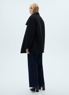 MANGO Double-Breasted Wool Coat  - Image 2