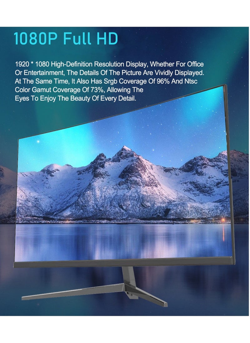 FlashHawk - Curved 27-inch Gaming Monitor 1080p up to 165Hz 144Hz, DisplayPort HDMI and Build-in Speakers, VESA Wall Mount Monitor Black - Image 1
