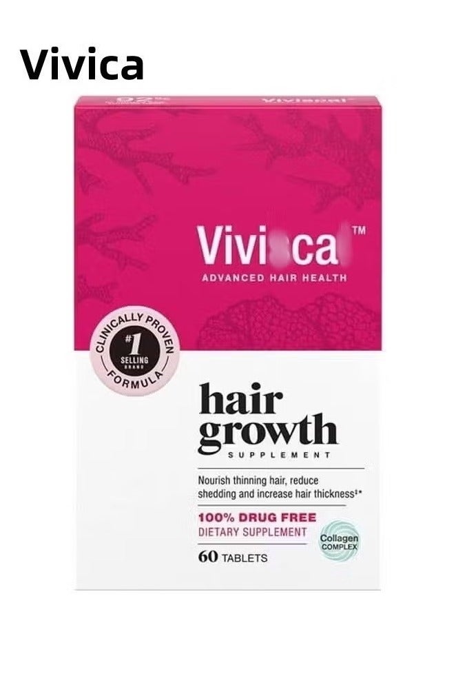 Vivica Viviscal Man Hair Health Supplements, 60 Tablets - Image 2