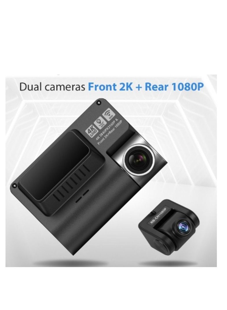 Generic Dash Cam Pro Plus and Rear Camera Set  - Image 2
