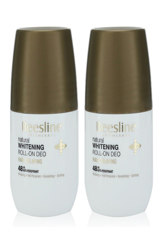 Beesline Roll On Lightening And Delaying Hair Growth Offer 2*50 mlml - Image 2