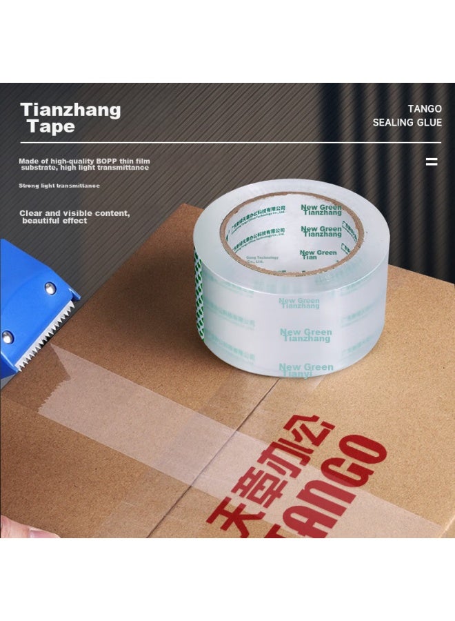 Tango Transparent Packing Tape, Wide Tape 48mm*54.8m*50μm, 1 Roll, High Adhesion, Ultra-transparent, For Home Moving, Packing, Office Stationery, Add-on Item - Image 2