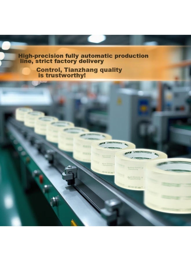 Tango Transparent Packing Tape, Wide Tape 48mm*54.8m*50μm, 1 Roll, High Adhesion, Ultra-transparent, For Home Moving, Packing, Office Stationery, Add-on Item - Image 4