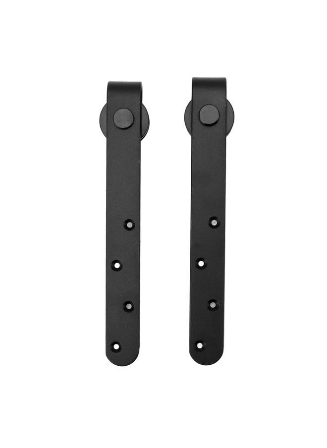 Thoraya Barn Door Hardware Kit Sliding Barn Wooden Door Hardware Mini Barn Door Track for Single Double Bypass Door  - Image 5