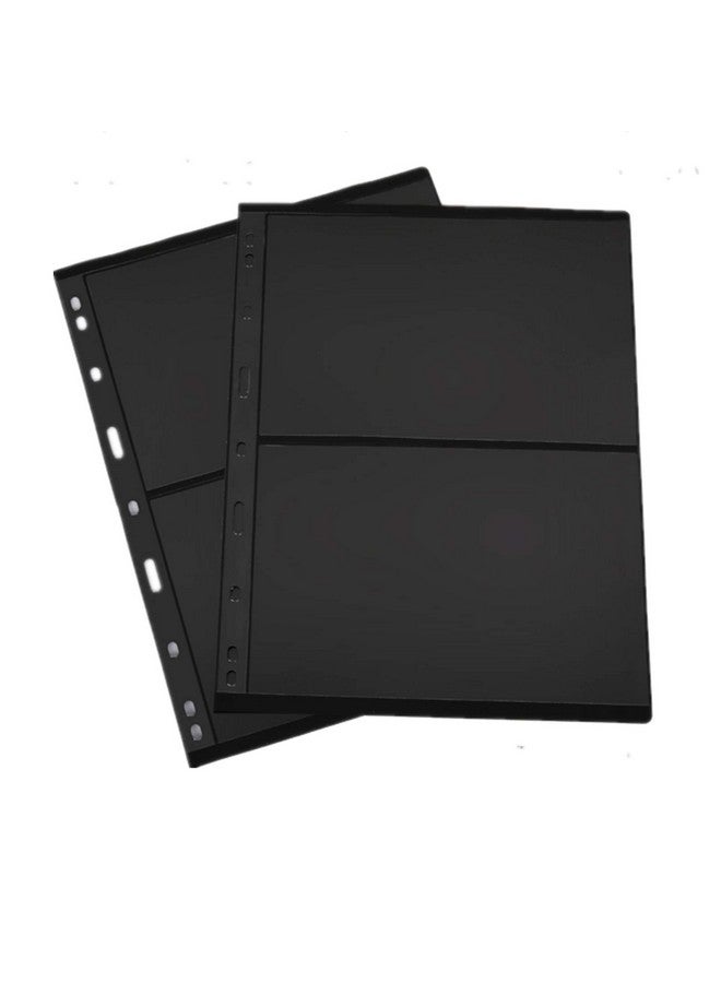 MUDOR Stamp Pages For Stamp Album Binder 10 Sheet (20 Page) 2 Rows Pages For Stamp Collectors Professional Pack (2 Rows) - Image 3