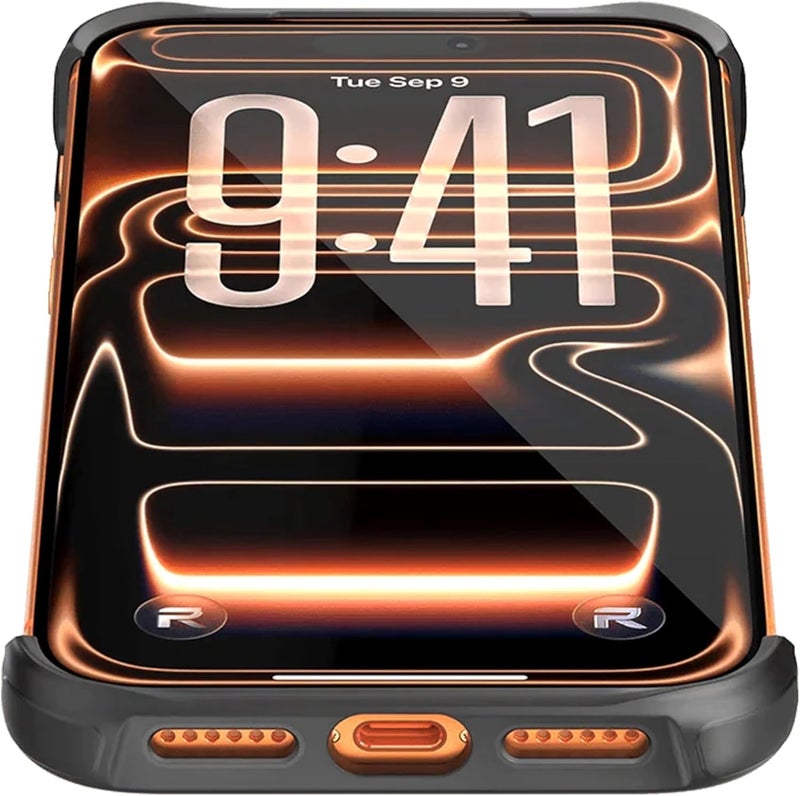 ريبل علبة لهاتف iPhone 17 Pro Max [سلسلة Flex]، جوانب مكشوفة للراحة، ألياف الأراميد، متوافقة بقوة مع MagSafe، زوايا مقاومة للصدمات، عدسة معدنية، تصميم حماية بدون إطار، 6.9 بوصة - Image 2