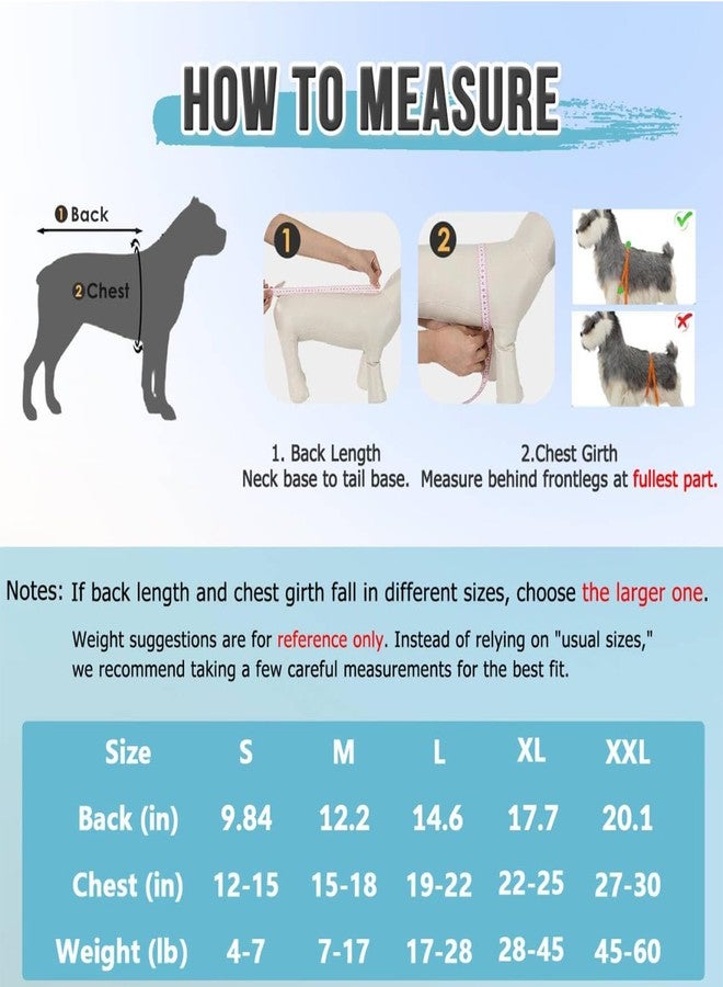 Lukovee Recovery Suit for Dogs, Onesie Surgery Recovery Suit for Female Male Dogs, Abdominal Wounds Cone E-Collar Alternative Prevent Licking Spay Recovery Suit (GY,XXL) - Image 5