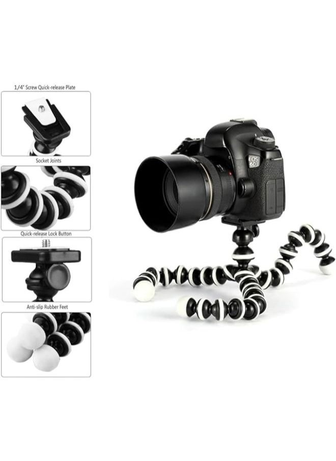 Generic - Flexible Tripod Stand and Mount for Mobiles and DSLR - Image 1