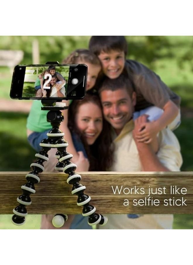 Generic - Flexible Tripod Stand and Mount for Mobiles and DSLR - Image 1