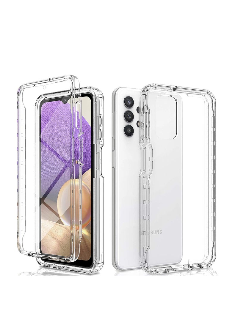 SYOSI Case for Samsung A32 5g Phone Case  Clear Transparent Reinforced Corners TPU ShockAbsorption Flexible Cell Phone Cover for Samsung Galaxy A32 5g 64" Samsung A32 5g Clear - Image 1