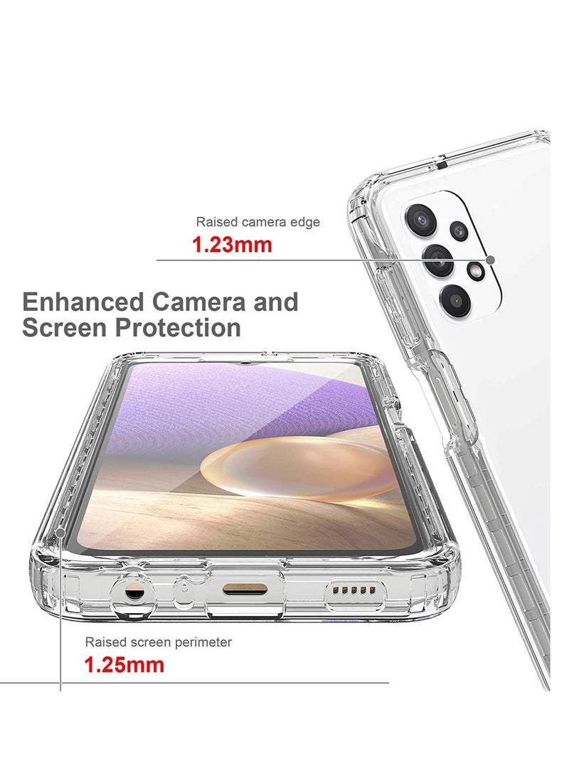 SYOSI Case for Samsung A32 5g Phone Case  Clear Transparent Reinforced Corners TPU ShockAbsorption Flexible Cell Phone Cover for Samsung Galaxy A32 5g 64" Samsung A32 5g Clear - Image 2