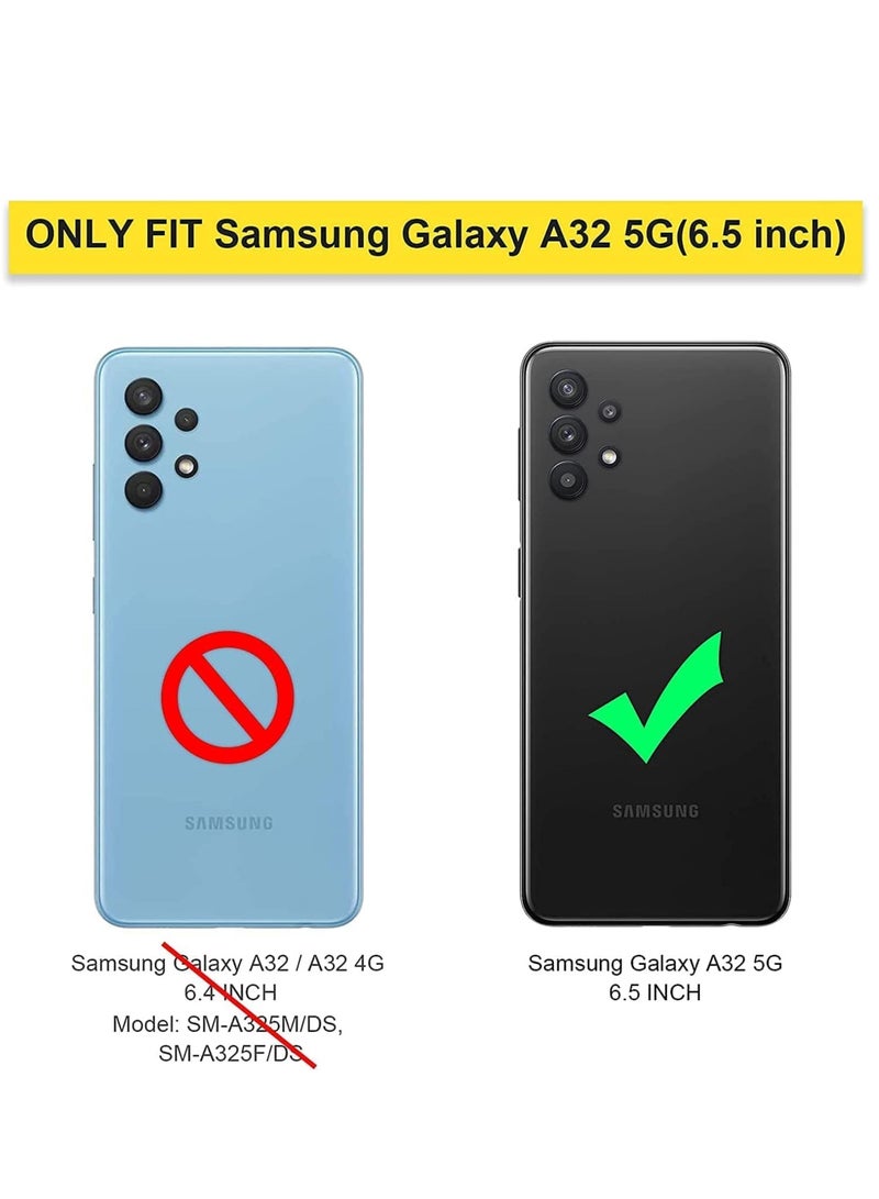 SYOSI Case for Samsung A32 5g Phone Case  Clear Transparent Reinforced Corners TPU ShockAbsorption Flexible Cell Phone Cover for Samsung Galaxy A32 5g 64" Samsung A32 5g Clear - Image 4