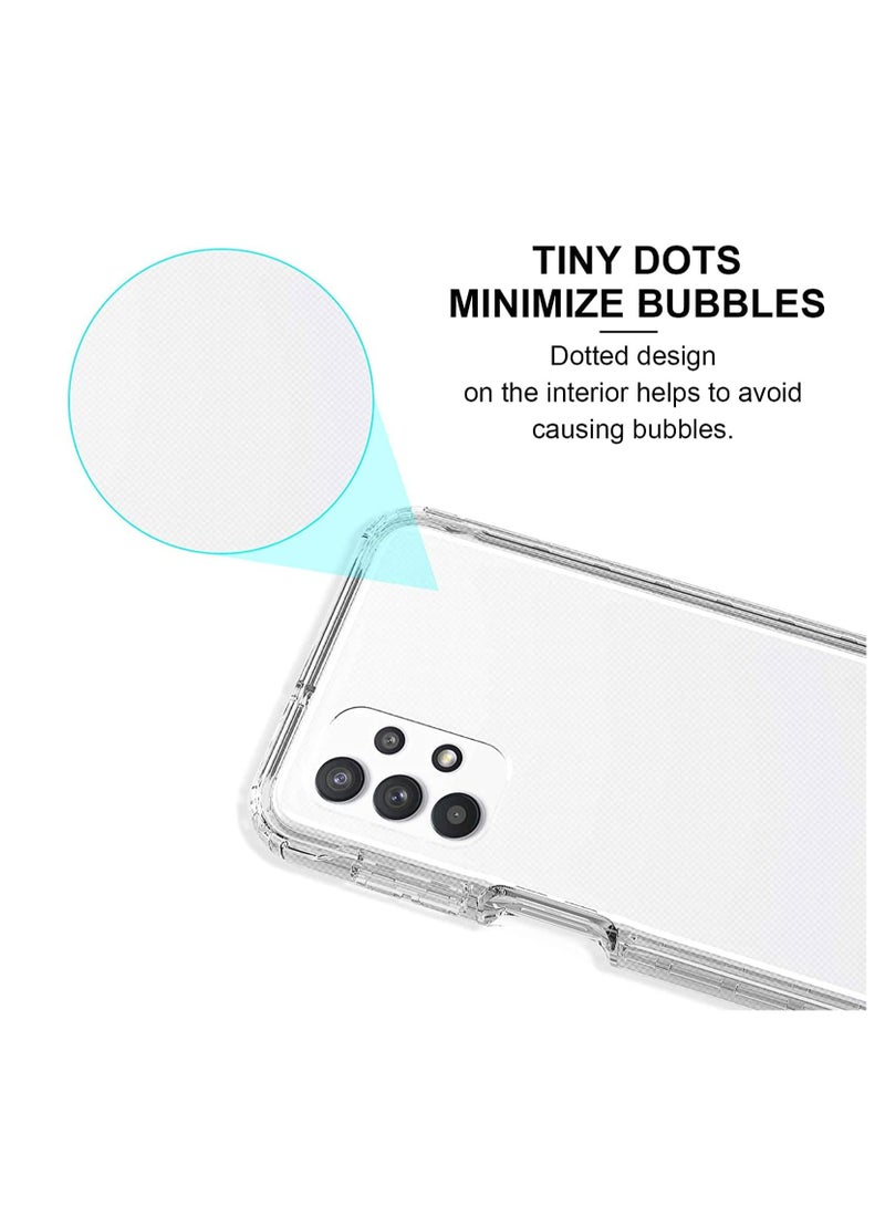 SYOSI Case for Samsung A32 5g Phone Case  Clear Transparent Reinforced Corners TPU ShockAbsorption Flexible Cell Phone Cover for Samsung Galaxy A32 5g 64" Samsung A32 5g Clear - Image 3