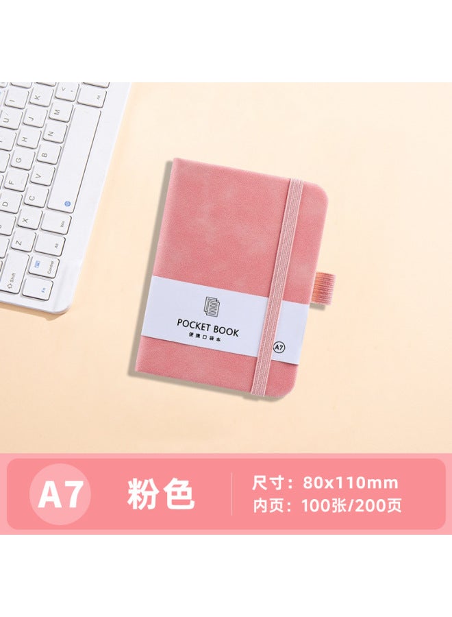 Real Notebook Customized Business Hard Cover Simple Thick Office Strap Diary Stationery Notepad - Image 1