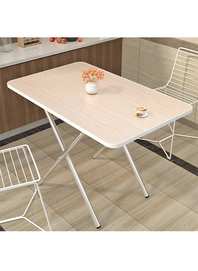 Generic White Modern And Simple Style Square Table, Folding Dining Table, Small Kitchen Dining Table, Outdoor Picnic Dining Table, Family Dining Table, 60cmx40cm  - Image 1