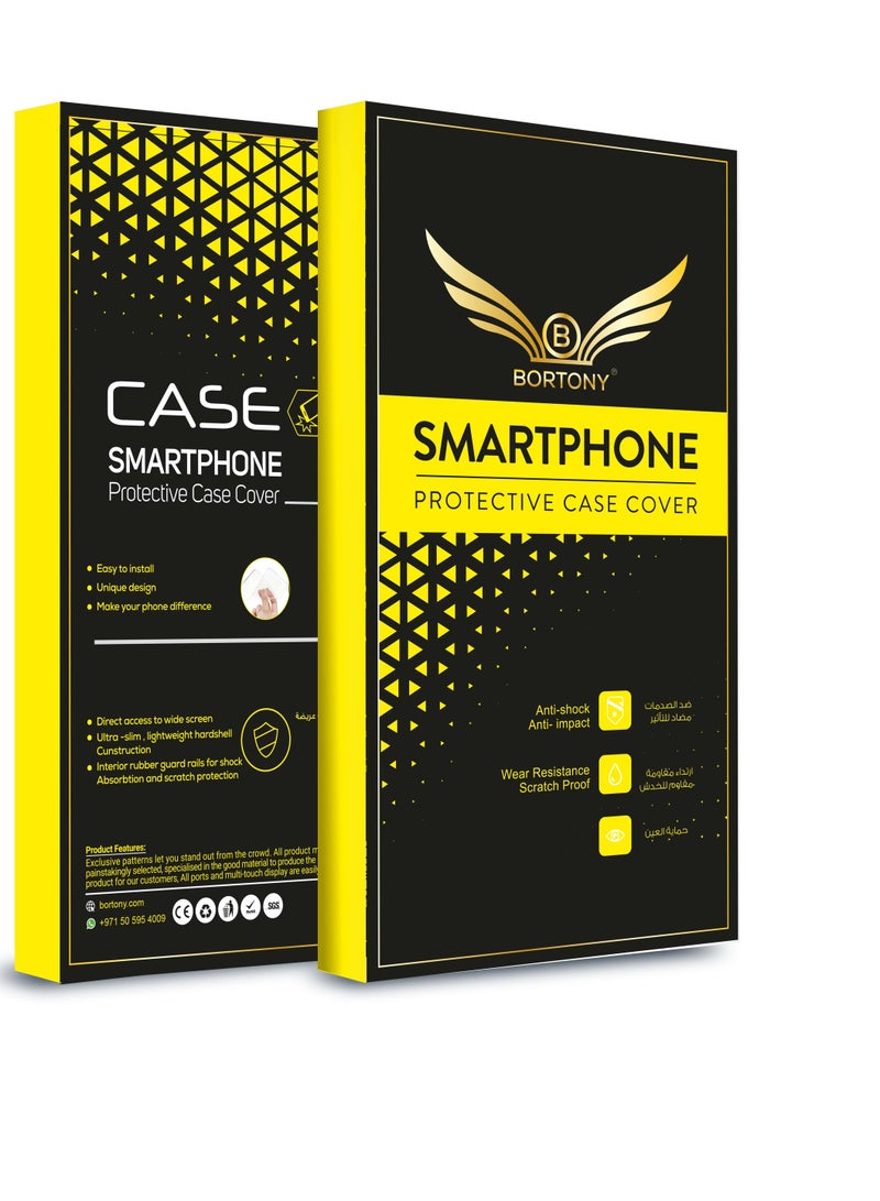 BORTONY Protective Case Cover With Finger Grip Stand For Samsung A20S - Image 4