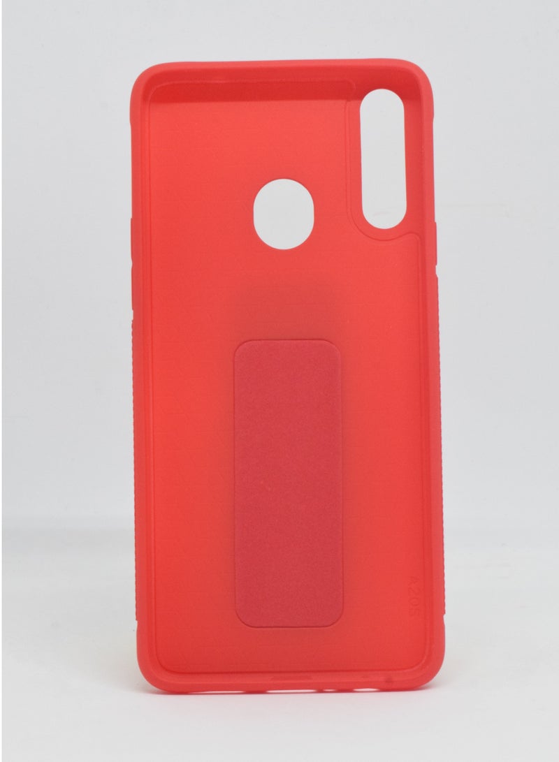 BORTONY Protective Case Cover With Finger Grip Stand For Samsung A20S - Image 2
