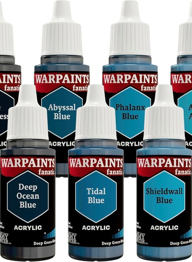 The Army Painter , Warpaints Flexible Triad PLUS+: Deep Green-Blues, 7 x 18 ml acrylic paints - Miniature quality hobby paint for Dungeons and Dragons (DnD) & Warhammer Miniatures - Image 2