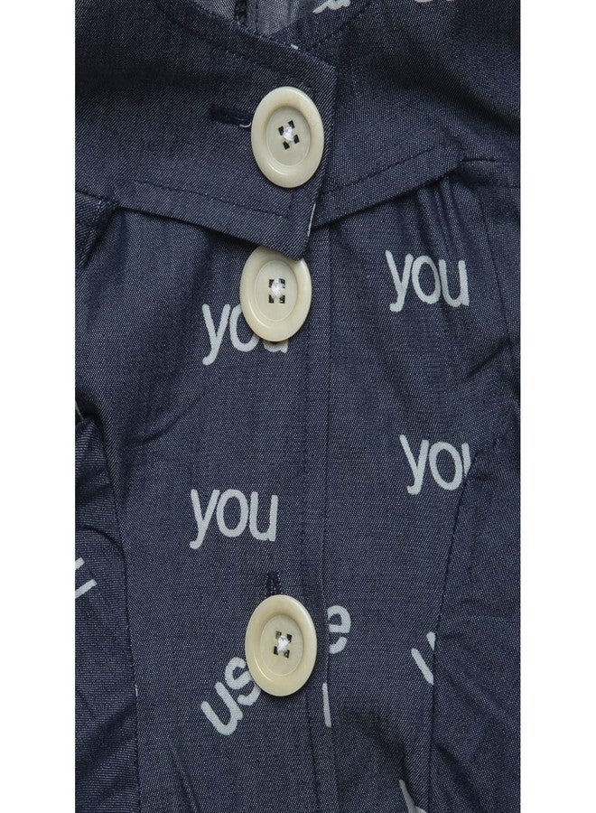 Lulala Cool Hoodie Dog Summer Denim Dress | T-Shirt Tees |Shirt for Extra Large-Extra Small Dogs - Puppy and Cat | Comfortable Pet Clothes | Dog Jeans You Me Printed(Blue,L) - Image 4