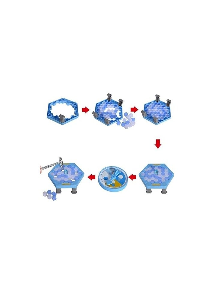 بونكا لعبة البطريق لتكسير الثلج، احجية طرق المكعبات المتوازية للطاولة، لعبة تفاعلية تناسب جميع افراد العائلة من بونكا - Image 5