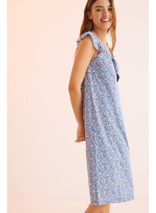 women'secret Nightgown with flounce sleeves  - Image 1