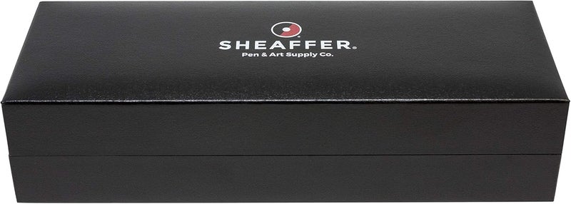 SHEAFFER قلم حبر سائل شيفر 100 بلون أزرق لامع مع تزيين كروم مصقول و رأس قلم متوسط - Image 5