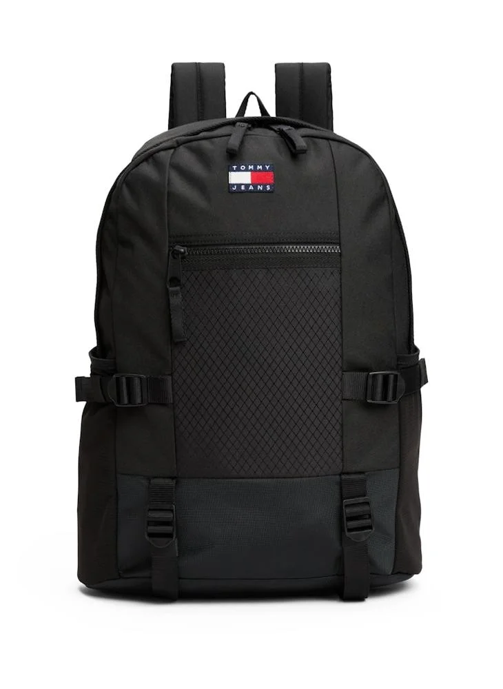 تومي جينز Logo Deatiled Zip Through Backpack