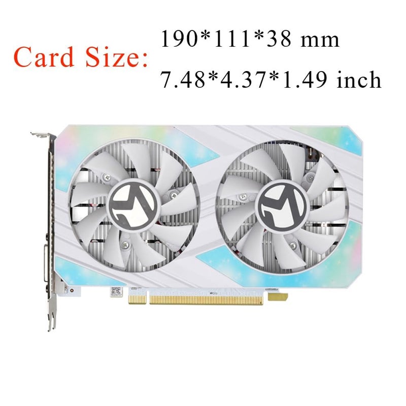 maxsun AMD Radeon RX 580 8GB 2048SP GDDR5 Computer Video Graphics Card GPU for PC Gaming 256-Bit DirectX 12 DVI, HDMI, DisplayPort Multi Monitors Extend (White) - Image 5