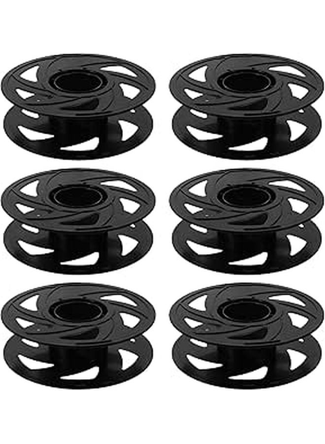 6PCS 3D Printer Filament Holder Reusable Empty Plastic Reel Spool For PLA PETG ABS - Image 1
