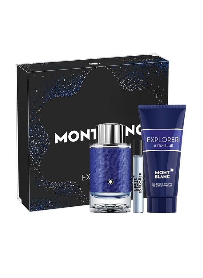 DIESEL Mont Blanc Explore Blue Gift Set for Men 