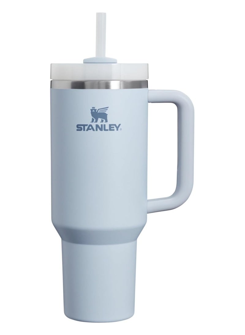 Stanley Quencher H2.0 Tumbler with Handle & Straw 40 oz | Twist On 3-Way Lid | Cupholder Compatible for Travel | Insulated Stainless Steel Cup | BPA-Free | Glacier  - Image 1