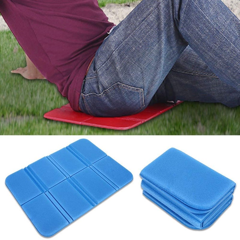 siddhmurti Picnic Cushion Material Outdoor Foldable Foam Mat Portable Waterproof AntiMoisture Lightweight Optional for Camping Picnic Fishing Multi Colour