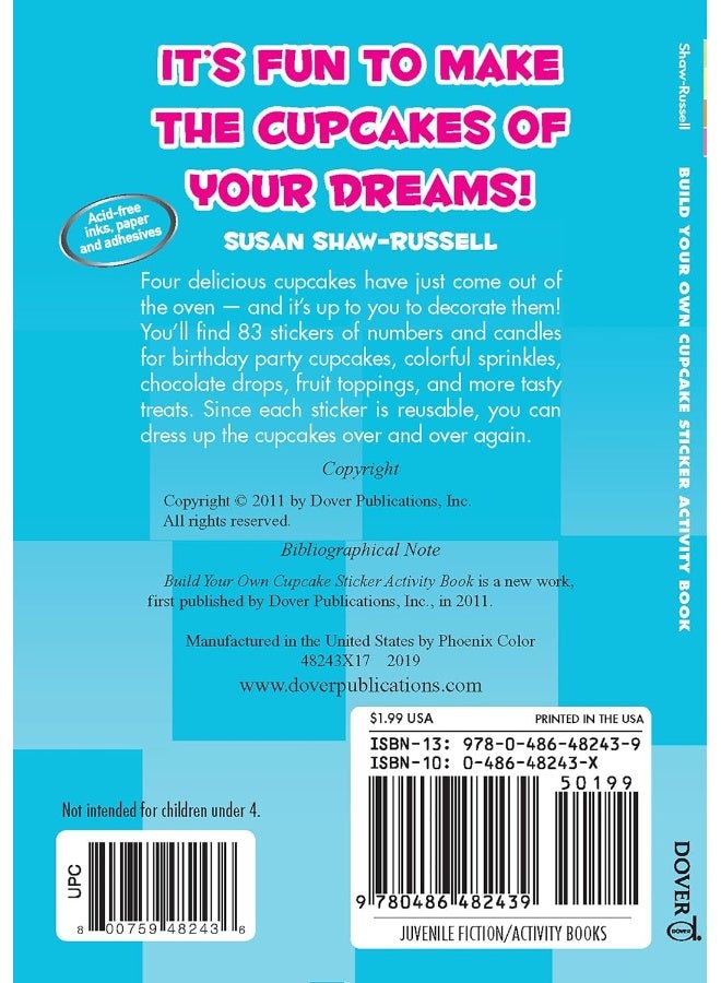 Build Your Own Cupcake Sticker Activity Book (Dover Little Activity Books: Food) Susan Shaw-Russell - Image 2