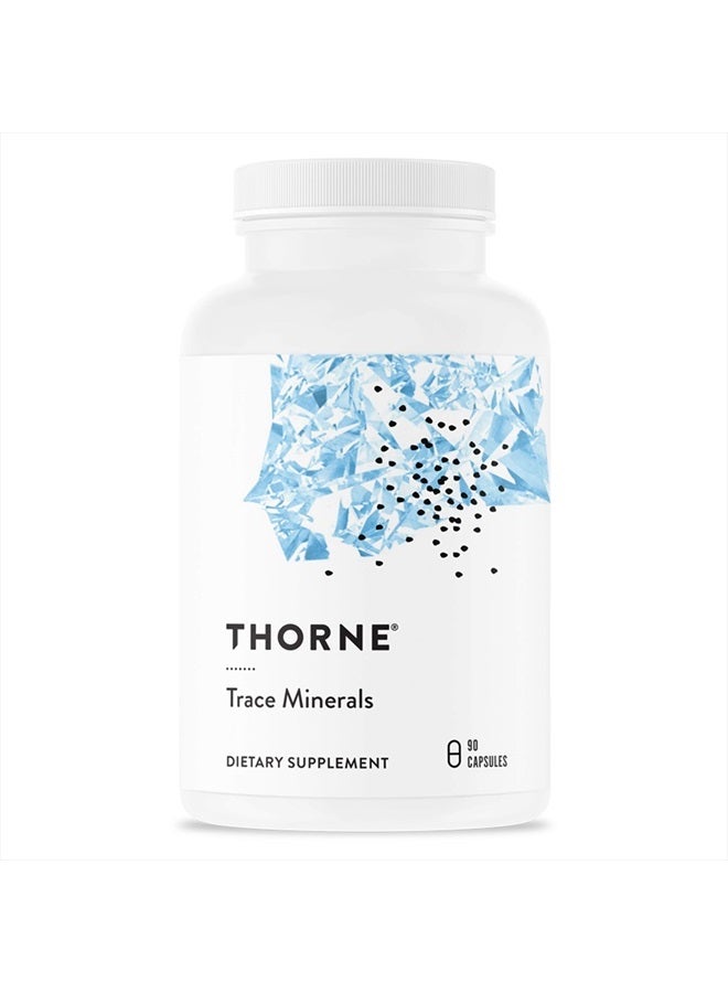 Thorne معادن أثرية - مكمل غذائي مع الزنك، البورون والسيلينيوم - أشكال مخلبية - صيغة شاملة - 90 كبسولة - Image 1