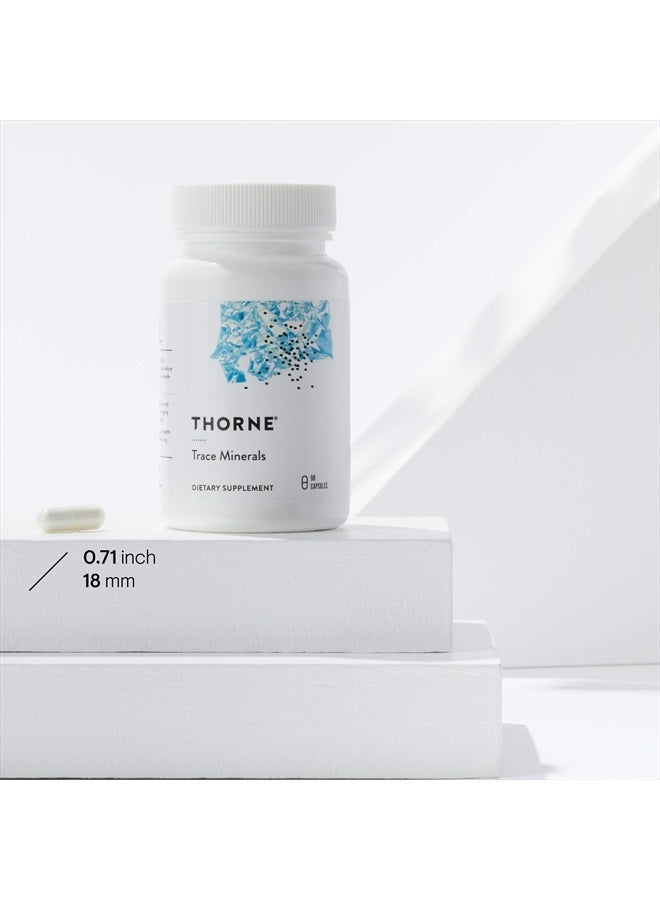 Thorne معادن أثرية - مكمل غذائي مع الزنك، البورون والسيلينيوم - أشكال مخلبية - صيغة شاملة - 90 كبسولة - Image 3