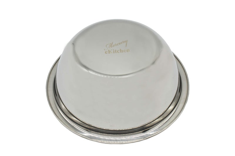 ekitchen Stainless Steel Pack of 2 Mixing Bowls, 3000ml & 5000ml - Image 4