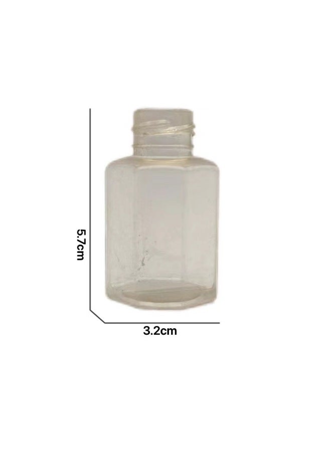 PVC Bottle Skin Care Bottle Dropper Bottle Suit Cosmetic Bottle Ornaments Cosmetic Cosmetic Package Material Available 75ml Bottle-Color:Pvc Bottle Small Product Packaging Bottle Bubble Water 8-corner Bottle  - Image 1