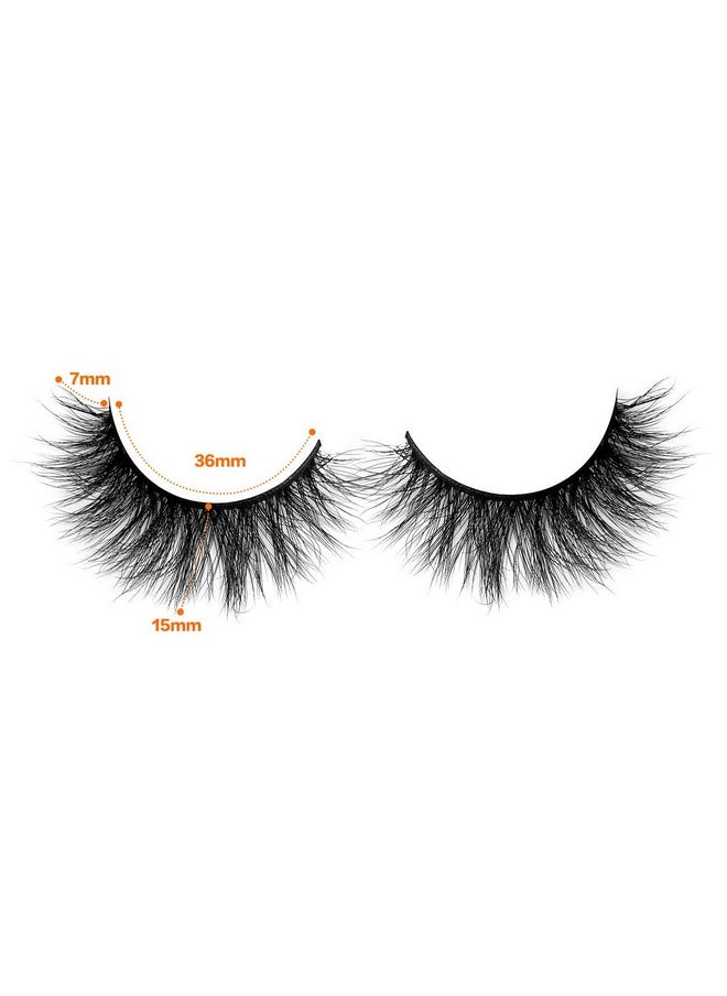 ALICROWN HAIR Alicrown Faux Mink Lashes Pack 3D Volume Natural Fluffy Wispies Cross False Eyelashes  - Image 5