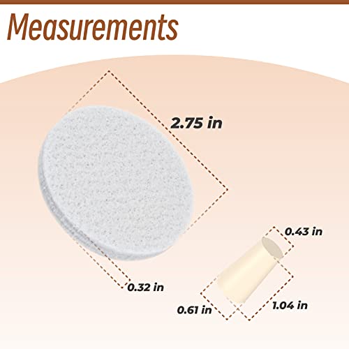 Sconva 20Pcs Reusable Cold Brew Coffee Filters & Stoppers Replacement Compatible with Toddy Cold Brew System (Include 8Pcs Coffee Filters & 12Pcs Silicone Rubber Stoppers) - Image 2
